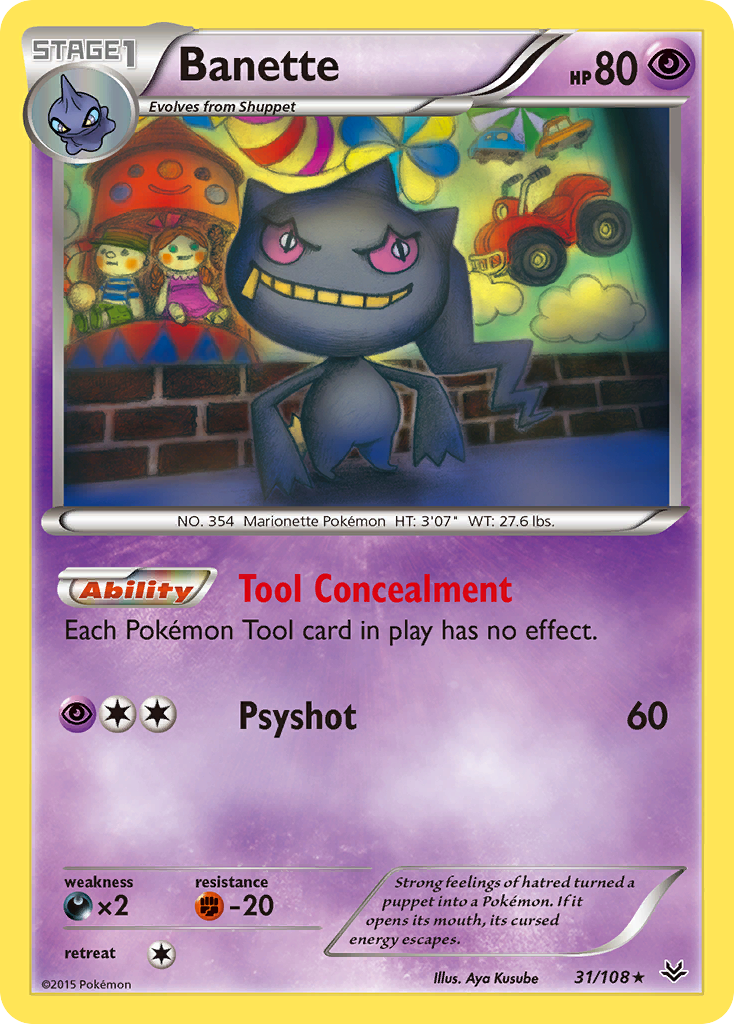 Banette (31/108) [XY: Roaring Skies] | Fandemonia Ltd