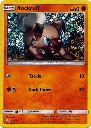 Rockruff (SM06) (General Mills Promo) [Sun & Moon: Black Star Promos] | Fandemonia Ltd