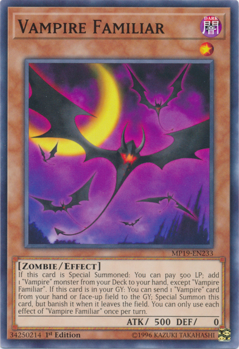 Vampire Familiar [MP19-EN233] Common | Fandemonia Ltd