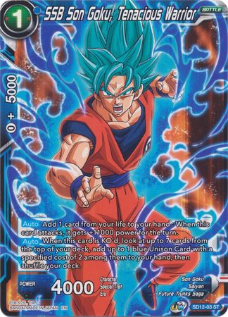 SSB Son Goku, Tenacious Warrior (Starter Deck - Spirit of Potara) [SD12-03] | Fandemonia Ltd