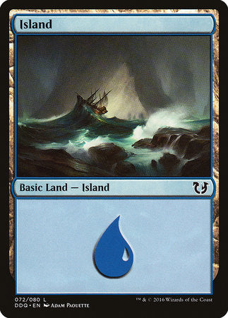 Island (72) [Duel Decks: Blessed vs. Cursed] | Fandemonia Ltd