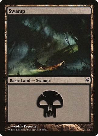 Swamp (36) [Duel Decks: Sorin vs. Tibalt] | Fandemonia Ltd