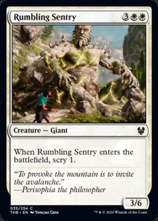 Rumbling Sentry [Theros Beyond Death] | Fandemonia Ltd