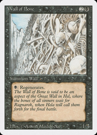 Wall of Bone [Revised Edition] | Fandemonia Ltd