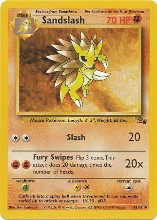 Sandslash (41/62) [Fossil Unlimited] | Fandemonia Ltd