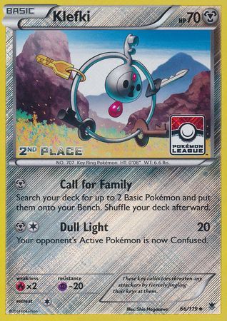 Klefki (66/119) (League Promo 2nd Place) [XY: Phantom Forces] | Fandemonia Ltd