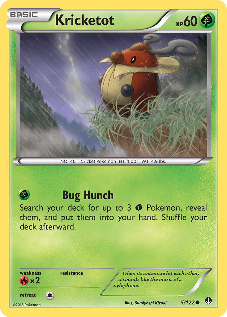 Kricketot (5/122) [XY: BREAKpoint] | Fandemonia Ltd