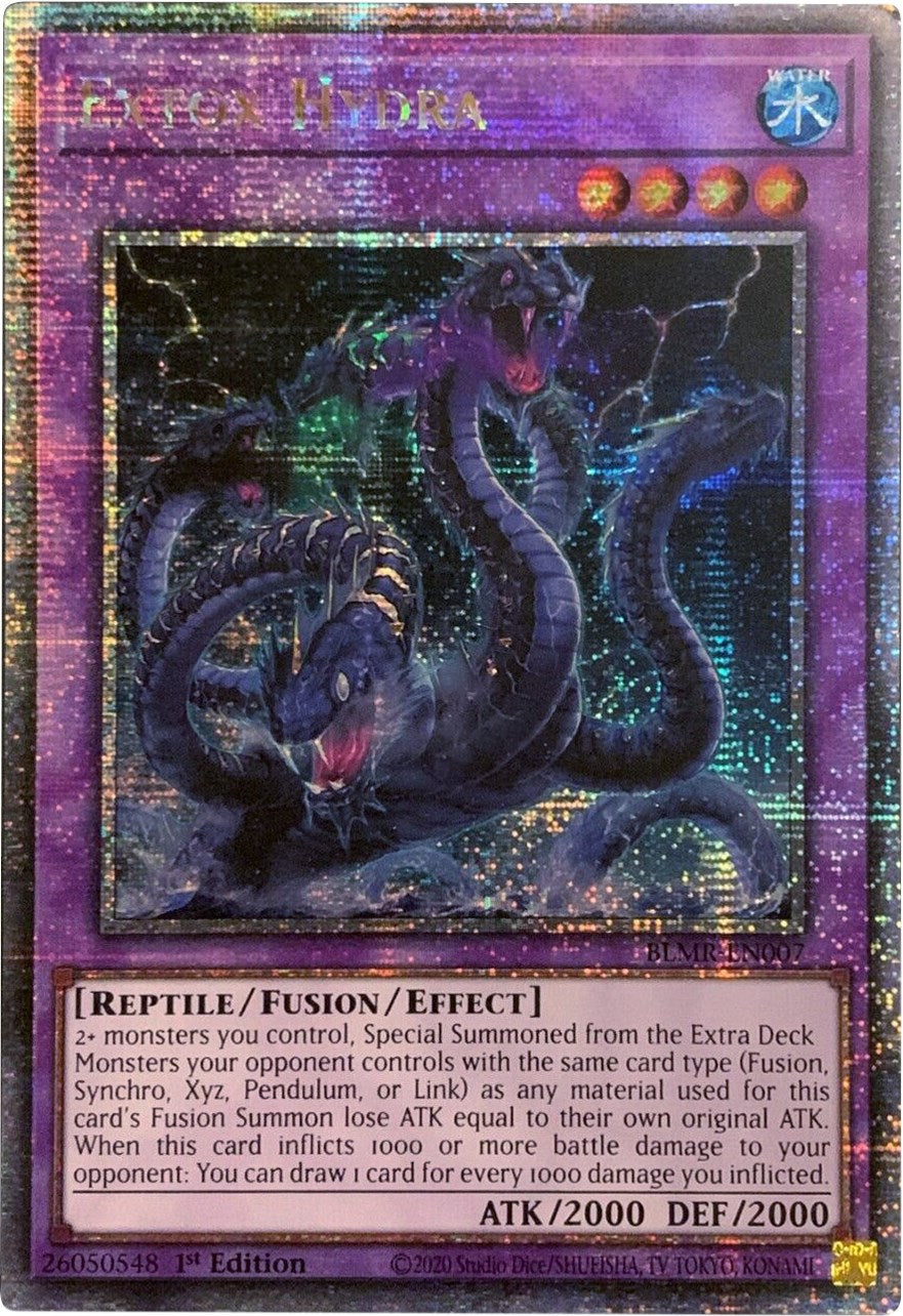 Extox Hydra [BLMR-EN007] Quarter Century Secret Rare | Fandemonia Ltd