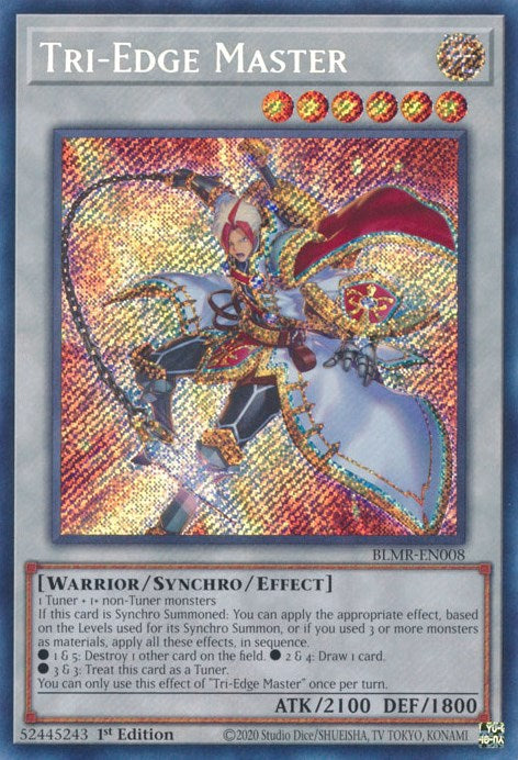 Tri-Edge Master [BLMR-EN008] Secret Rare | Fandemonia Ltd