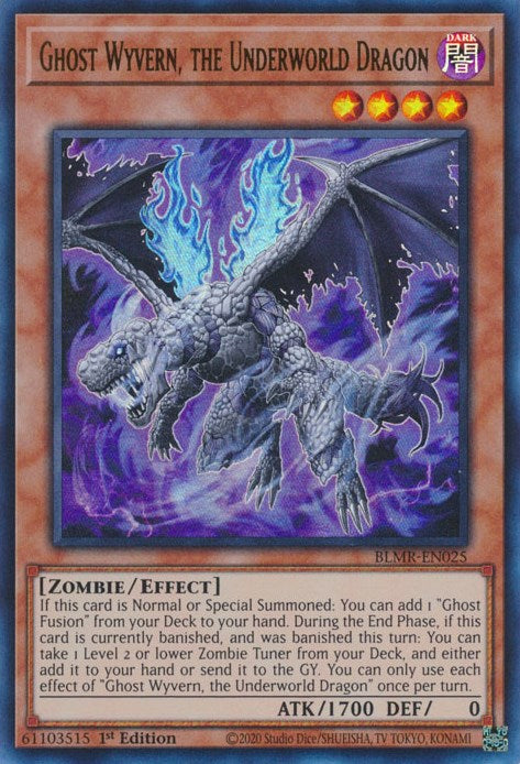 Ghost Wyvern, the Underworld Dragon [BLMR-EN025] Ultra Rare | Fandemonia Ltd