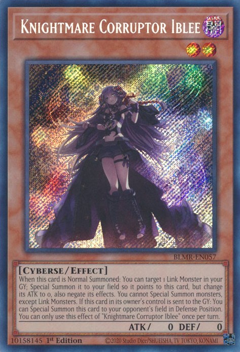 Knightmare Corruptor Iblee [BLMR-EN057] Secret Rare | Fandemonia Ltd