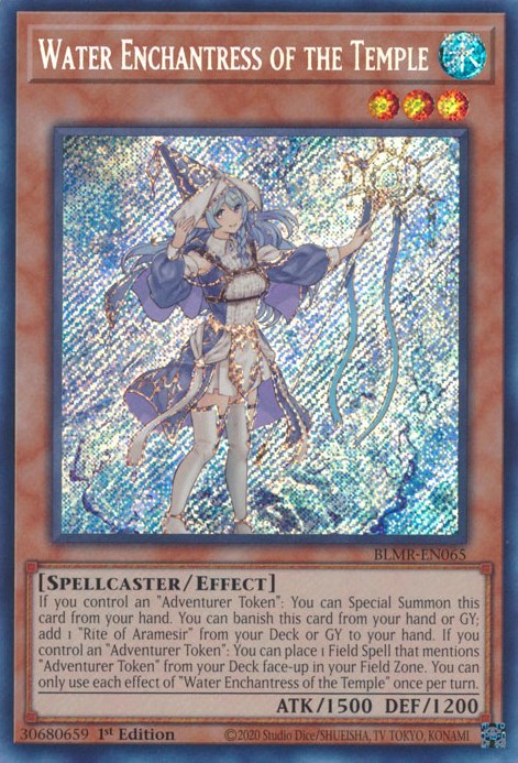 Water Enchantress of the Temple [BLMR-EN065] Secret Rare | Fandemonia Ltd