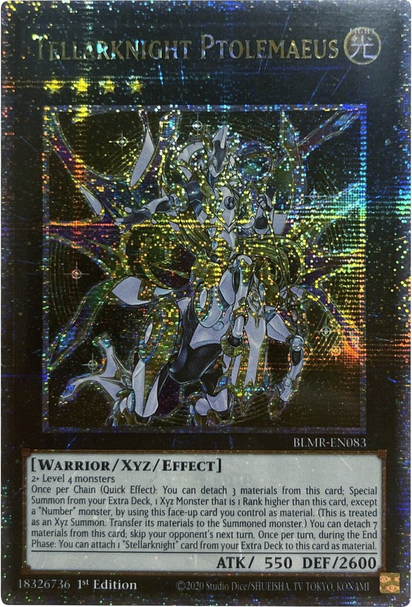 Tellarknight Ptolemaeus [BLMR-EN083] Quarter Century Secret Rare | Fandemonia Ltd