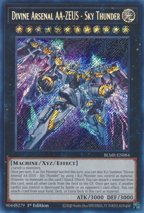 Divine Arsenal AA-ZEUS - Sky Thunder [BLMR-EN084] Secret Rare | Fandemonia Ltd