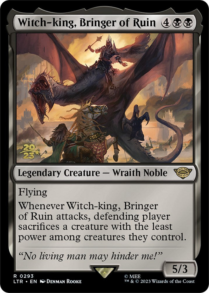 Witch-king, Bringer of Ruin [The Lord of the Rings: Tales of Middle-Earth Prerelease Promos] | Fandemonia Ltd