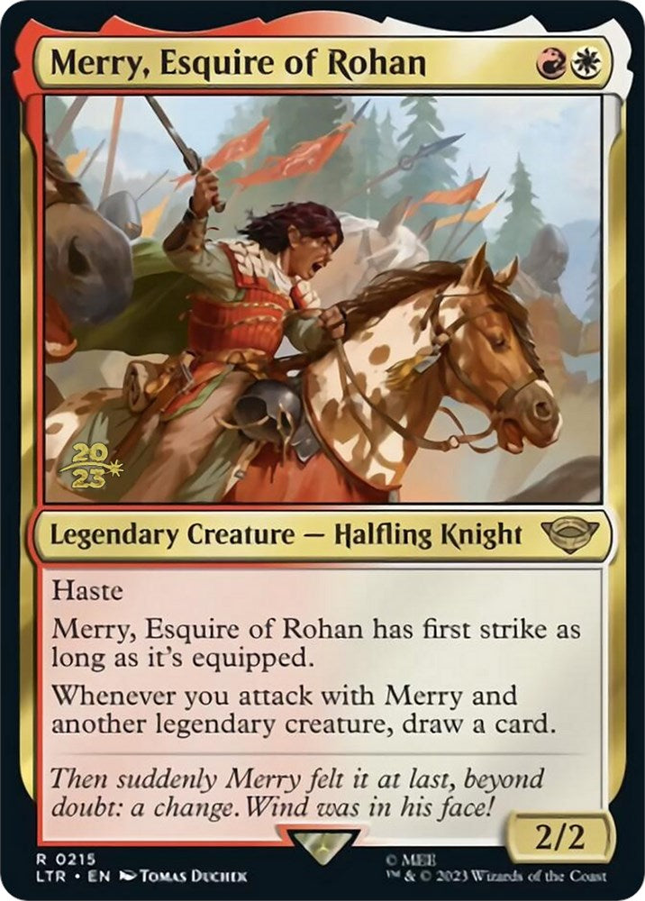 Merry, Esquire of Rohan [The Lord of the Rings: Tales of Middle-Earth Prerelease Promos] | Fandemonia Ltd