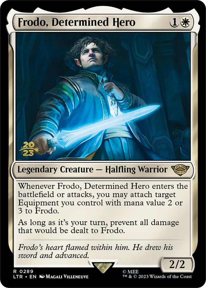 Frodo, Determined Hero [The Lord of the Rings: Tales of Middle-Earth Prerelease Promos] | Fandemonia Ltd