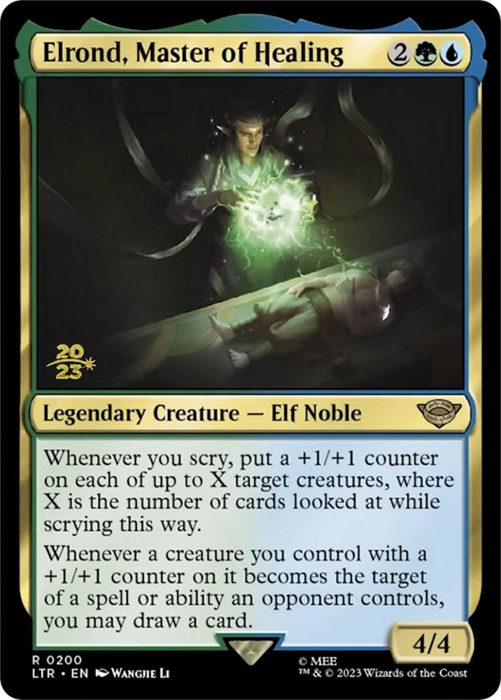 Elrond, Master of Healing [The Lord of the Rings: Tales of Middle-Earth Prerelease Promos] | Fandemonia Ltd