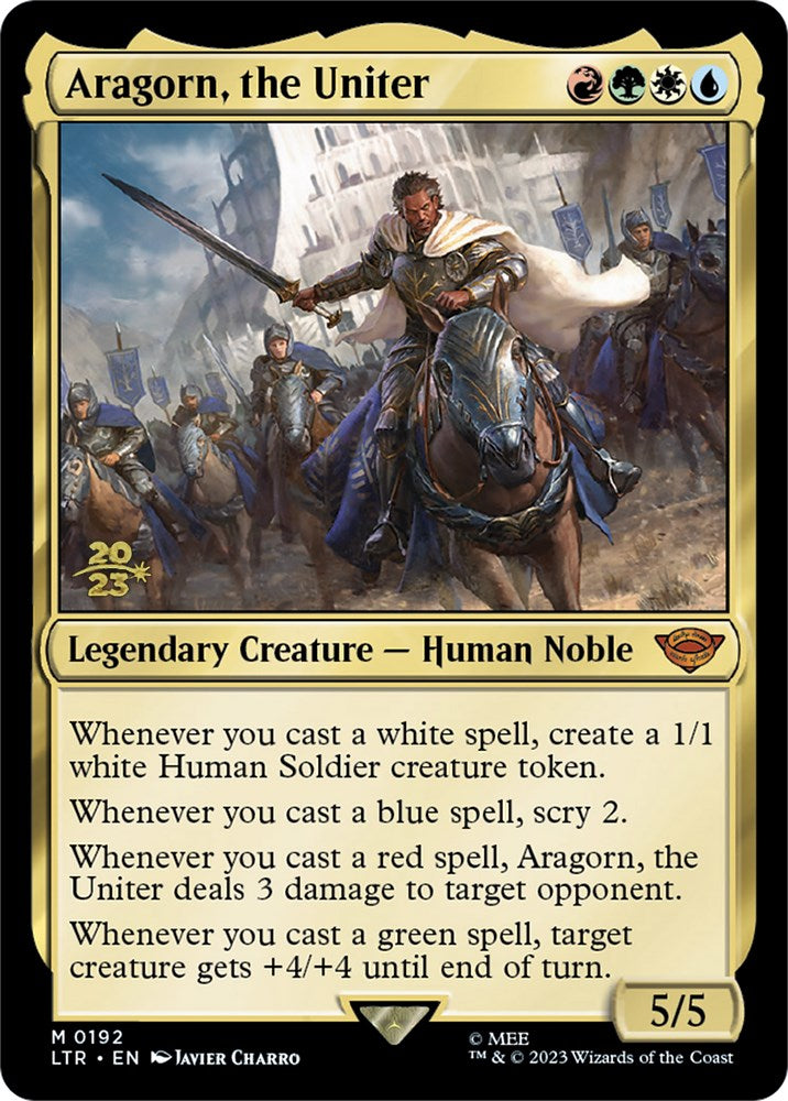 Aragorn, the Uniter [The Lord of the Rings: Tales of Middle-Earth Prerelease Promos] | Fandemonia Ltd