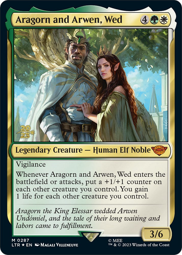 Aragorn and Arwen, Wed [The Lord of the Rings: Tales of Middle-Earth Prerelease Promos] | Fandemonia Ltd