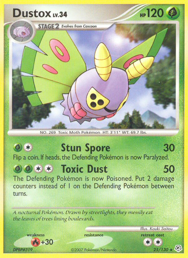 Dustox (25/130) [Diamond & Pearl: Base Set] | Fandemonia Ltd