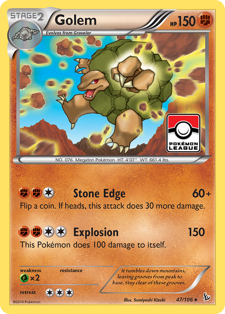 Golem (47/106) [XY: Flashfire] | Fandemonia Ltd