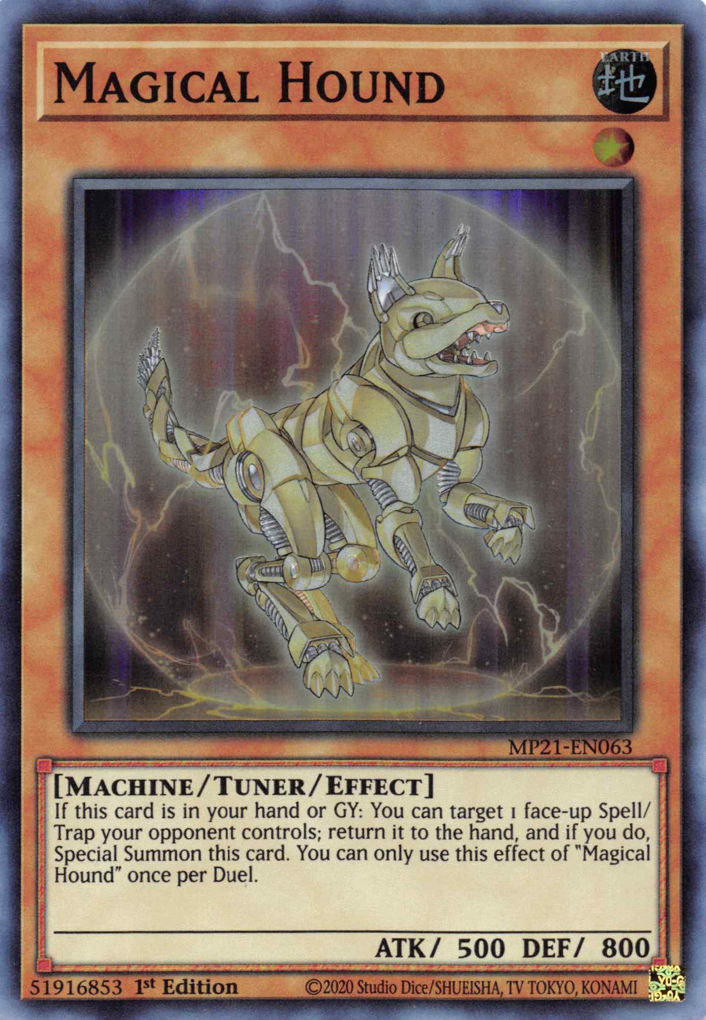 Magical Hound [MP21-EN063] Super Rare | Fandemonia Ltd