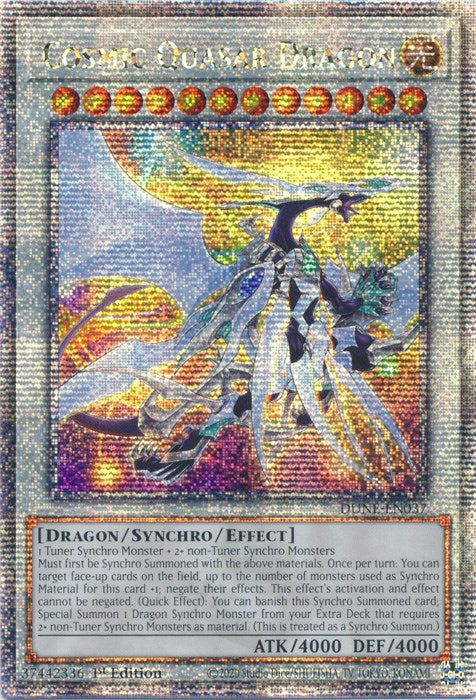 Cosmic Quasar Dragon [DUNE-EN037] Quarter Century Secret Rare | Fandemonia Ltd