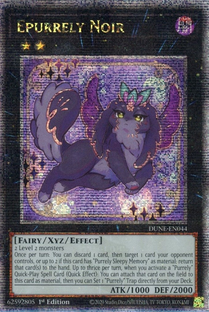 Epurrely Noir [DUNE-EN044] Quarter Century Secret Rare | Fandemonia Ltd