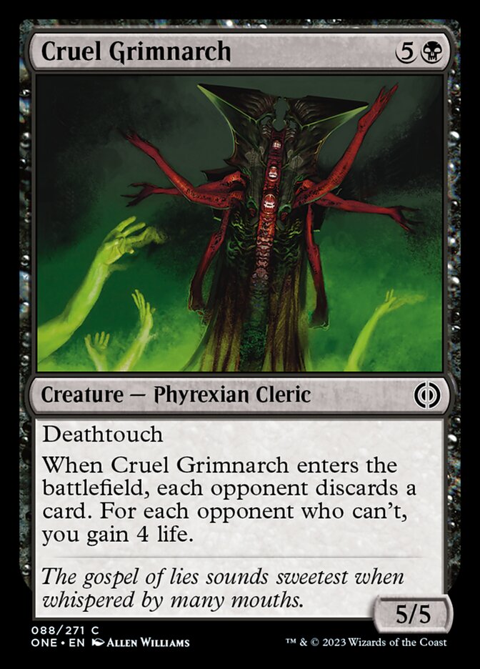 Cruel Grimnarch [Phyrexia: All Will Be One] | Fandemonia Ltd