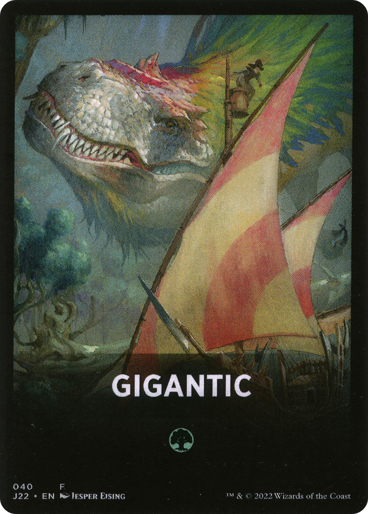 Gigantic Theme Card [Jumpstart 2022 Front Cards] | Fandemonia Ltd