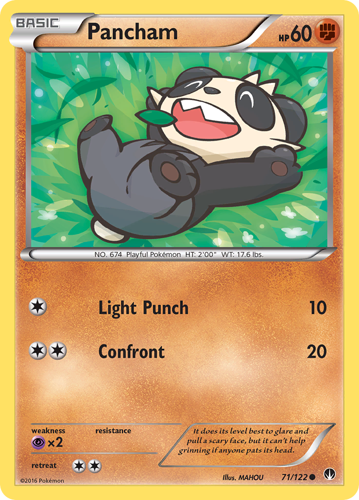 Pancham (71/122) [XY: BREAKpoint] | Fandemonia Ltd