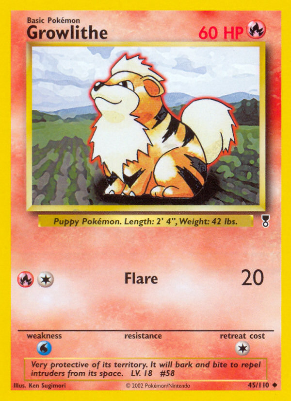 Growlithe (45/110) [Legendary Collection] | Fandemonia Ltd