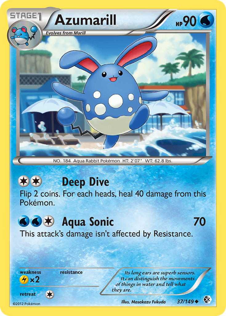 Azumarill (37/149) [Black & White: Boundaries Crossed] | Fandemonia Ltd