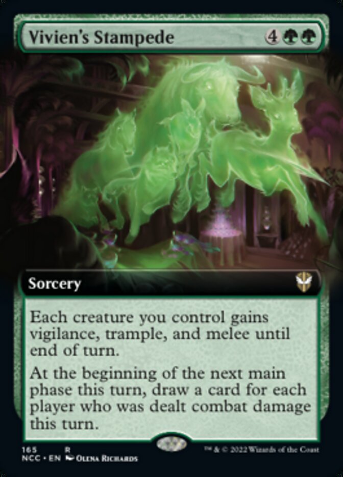 Vivien's Stampede (Extended Art) [Streets of New Capenna Commander] | Fandemonia Ltd