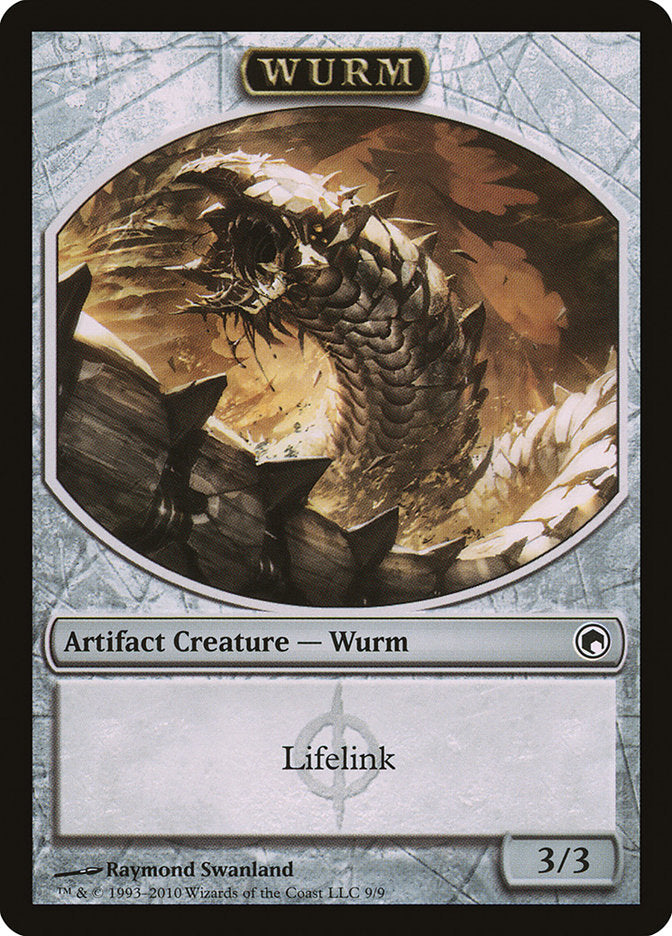 Wurm (Lifelink) [Scars of Mirrodin Tokens] | Fandemonia Ltd