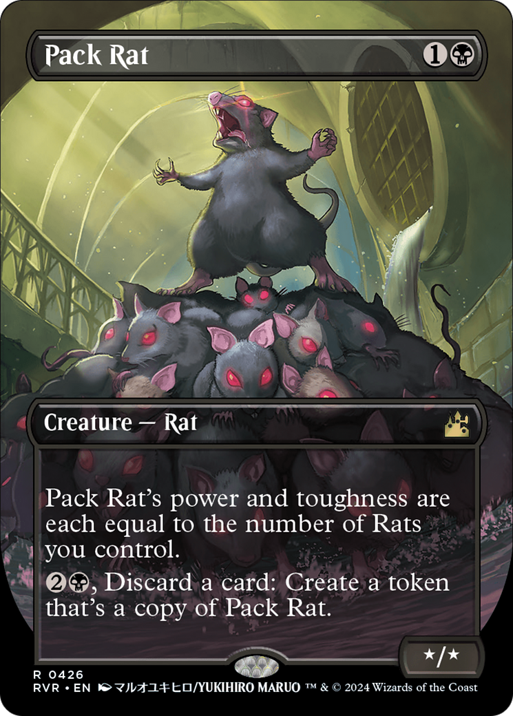 Pack Rat (Anime Borderless) [Ravnica Remastered] | Fandemonia Ltd