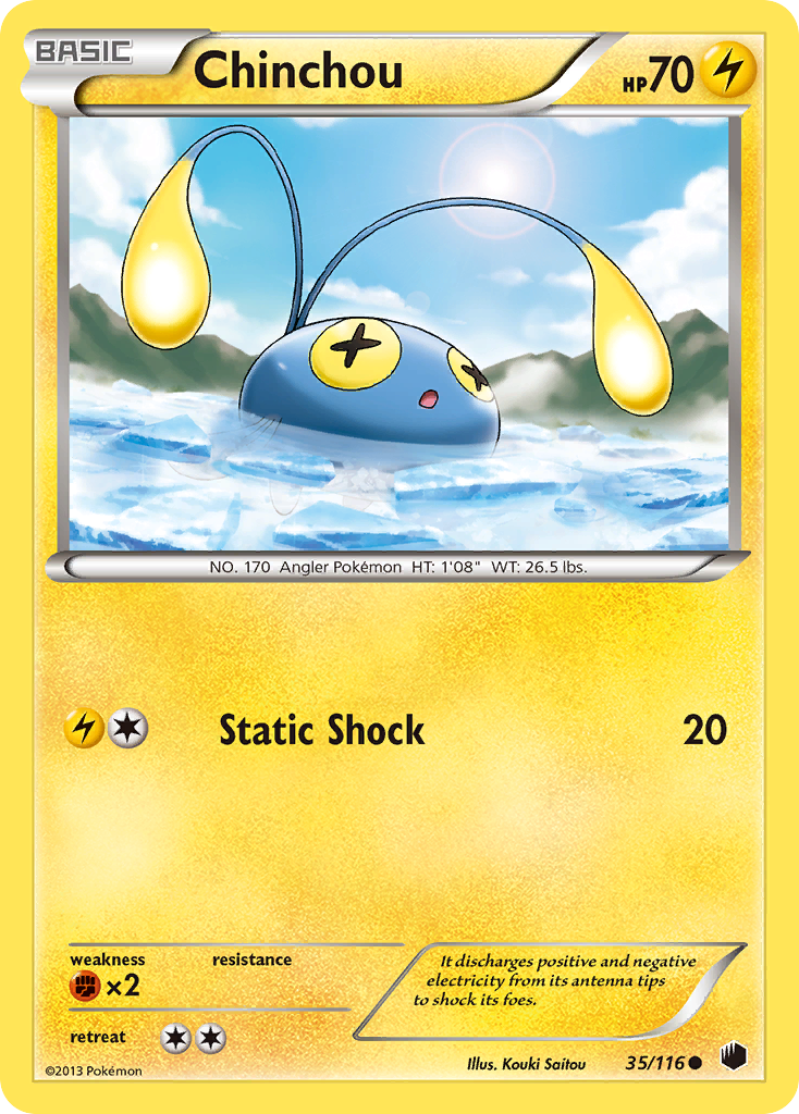 Chinchou (35/116) [Black & White: Plasma Freeze] | Fandemonia Ltd