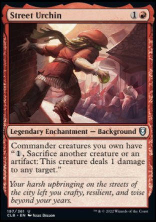 Street Urchin [Commander Legends: Battle for Baldur's Gate] | Fandemonia Ltd