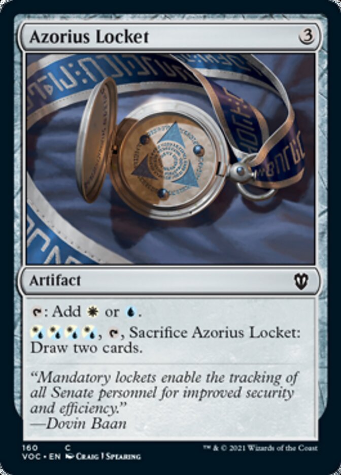 Azorius Locket [Innistrad: Crimson Vow Commander] | Fandemonia Ltd