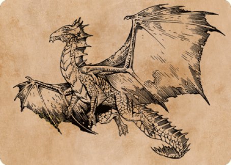 Ancient Bronze Dragon Art Card (58) [Commander Legends: Battle for Baldur's Gate Art Series] | Fandemonia Ltd