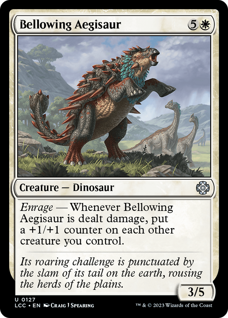 Bellowing Aegisaur [The Lost Caverns of Ixalan Commander] | Fandemonia Ltd