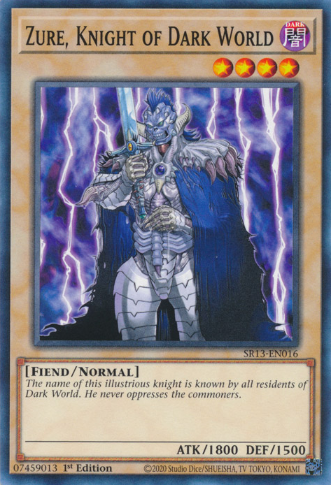 Zure, Knight of Dark World [SR13-EN016] Common | Fandemonia Ltd