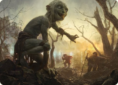 Smeagol, Helpful Guide Art Card [The Lord of the Rings: Tales of Middle-earth Art Series] | Fandemonia Ltd