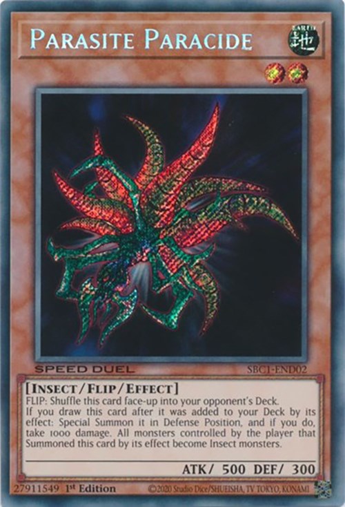 Parasite Paracide [SBC1-END02] Secret Rare | Fandemonia Ltd