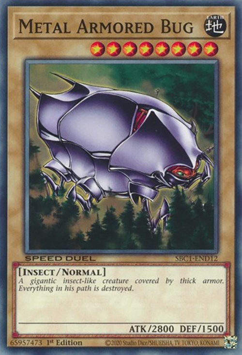 Metal Armored Bug [SBC1-END12] Common | Fandemonia Ltd