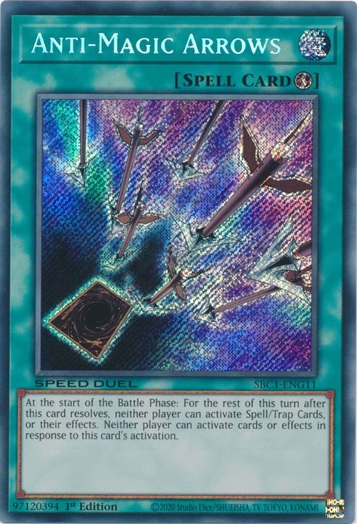 Anti-Magic Arrows [SBC1-ENG11] Secret Rare | Fandemonia Ltd