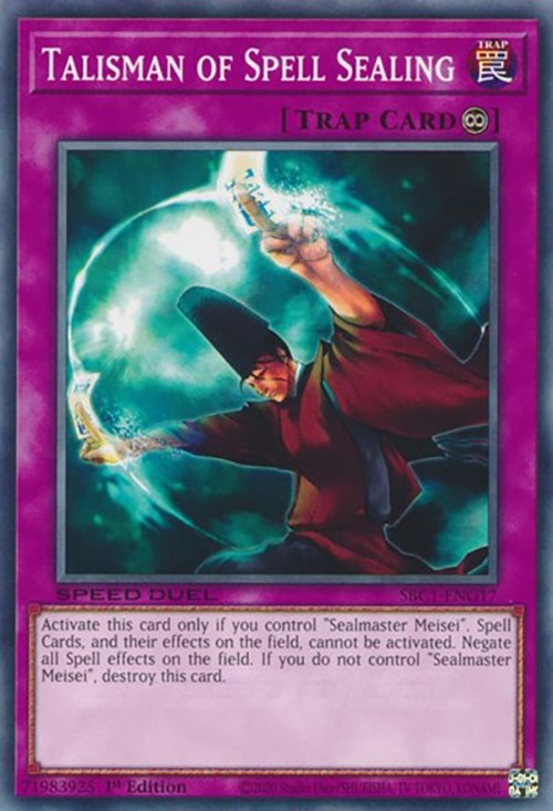 Talisman of Spell Sealing [SBC1-ENG17] Common | Fandemonia Ltd