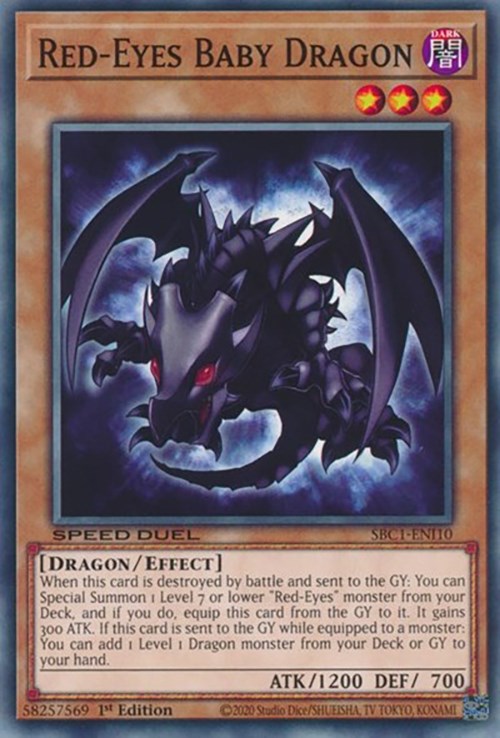 Red-Eyes Baby Dragon [SBC1-ENI10] Common | Fandemonia Ltd