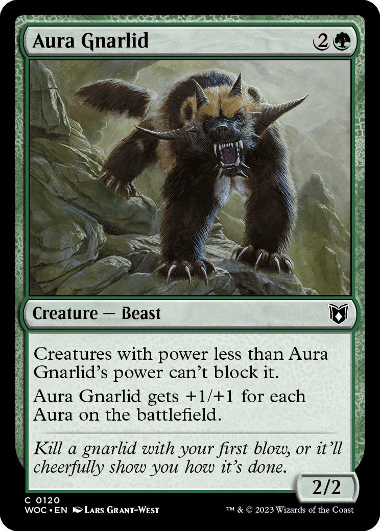 Aura Gnarlid [Wilds of Eldraine Commander] | Fandemonia Ltd